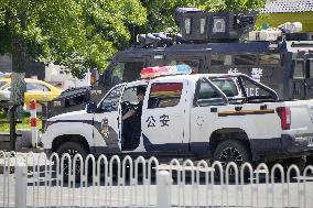 Tightened security in Chinese border city Dandong