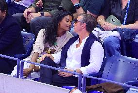 US Open - Simone Ashley With Boyfriend In The Stands