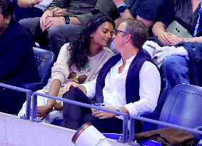 US Open - Simone Ashley With Boyfriend In The Stands