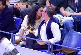 US Open - Simone Ashley With Boyfriend In The Stands