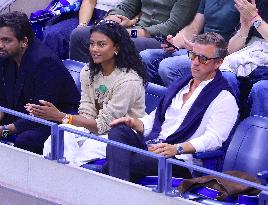 US Open - Simone Ashley With Boyfriend In The Stands