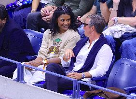 US Open - Simone Ashley With Boyfriend In The Stands