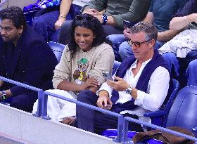 US Open - Simone Ashley With Boyfriend In The Stands