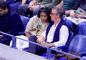 US Open - Simone Ashley With Boyfriend In The Stands