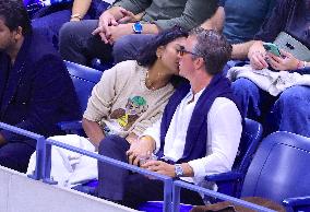 US Open - Simone Ashley With Boyfriend In The Stands
