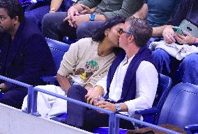 US Open - Simone Ashley With Boyfriend In The Stands