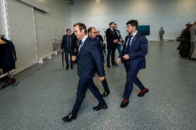 Sebastien Lecornu Visits The Airbus Helicopters Factory - Marignane