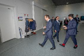 Sebastien Lecornu Visits The Airbus Helicopters Factory - Marignane