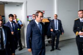 Sebastien Lecornu Visits The Airbus Helicopters Factory - Marignane