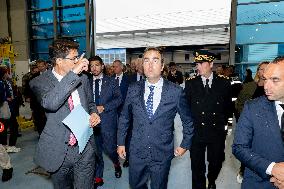 Sebastien Lecornu Visits The Airbus Helicopters Factory - Marignane