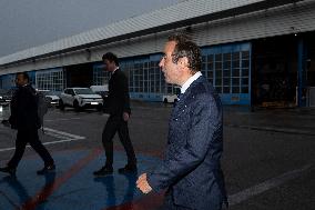 Sebastien Lecornu Visits The Airbus Helicopters Factory - Marignane