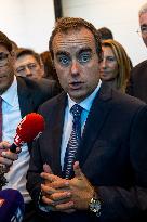 Sebastien Lecornu Visits The Airbus Helicopters Factory - Marignane