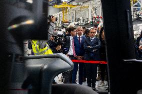 Sebastien Lecornu Visits The Airbus Helicopters Factory - Marignane