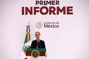 Mexico’s President Claudia Sheinbaum Holds First State Of The Union Report