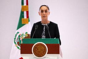 Mexico’s President Claudia Sheinbaum Holds First State Of The Union Report