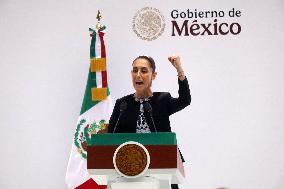 Mexico’s President Claudia Sheinbaum Holds First State Of The Union Report