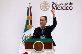 Mexico’s President Claudia Sheinbaum Holds First State Of The Union Report