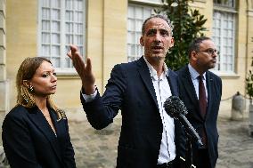 French PM Francois Bayrou meets political parties leaders in Paris FA