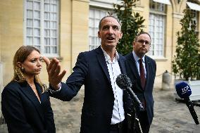 French PM Francois Bayrou meets political parties leaders in Paris FA