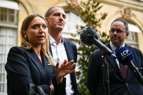 French PM Francois Bayrou meets political parties leaders in Paris FA