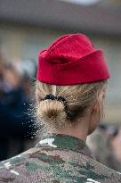 Minister of Armed Forces Visits Beaumont-les-Valence - France