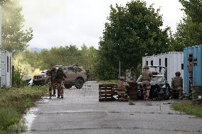 Minister of Armed Forces Visits Beaumont-les-Valence - France