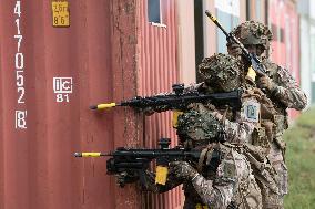 Minister of Armed Forces Visits Beaumont-les-Valence - France