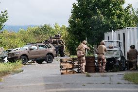 Minister of Armed Forces Visits Beaumont-les-Valence - France