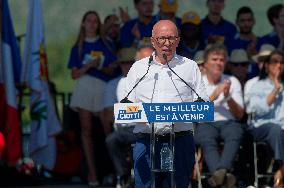 Eric Ciotti Speaks At Political Event In Levens - France