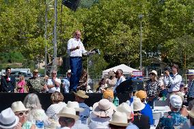 Eric Ciotti Speaks At Political Event In Levens - France