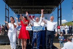 Eric Ciotti Speaks At Political Event In Levens - France