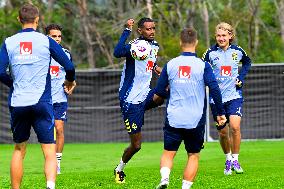 SWEDEN NATIONAL FOOTBALL TEAM TRAINING