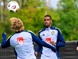 SWEDEN NATIONAL FOOTBALL TEAM TRAINING