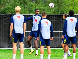 SWEDEN NATIONAL FOOTBALL TEAM TRAINING