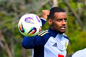 SWEDEN NATIONAL FOOTBALL TEAM TRAINING