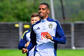 SWEDEN NATIONAL FOOTBALL TEAM TRAINING