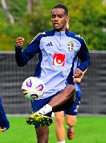 SWEDEN NATIONAL FOOTBALL TEAM TRAINING