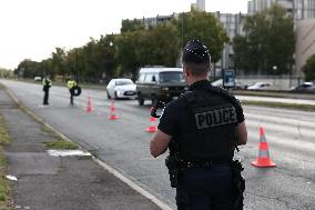 Bruno Retailleau During a Visit Focused on Municipal Police - Sartrouville