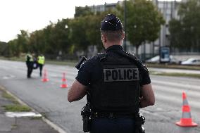 Bruno Retailleau During a Visit Focused on Municipal Police - Sartrouville