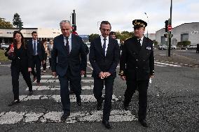 Bruno Retailleau During a Visit Focused on Municipal Police - Sartrouville