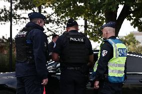 Bruno Retailleau During a Visit Focused on Municipal Police - Sartrouville