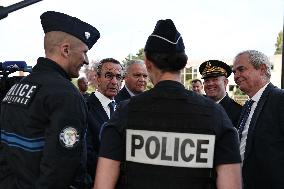 Bruno Retailleau During a Visit Focused on Municipal Police - Sartrouville
