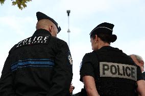 Bruno Retailleau During a Visit Focused on Municipal Police - Sartrouville