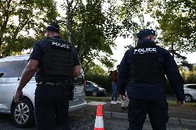 Bruno Retailleau During a Visit Focused on Municipal Police - Sartrouville