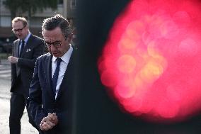 Bruno Retailleau During a Visit Focused on Municipal Police - Sartrouville