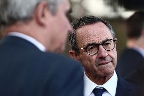 Bruno Retailleau During a Visit Focused on Municipal Police - Sartrouville