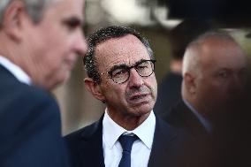 Bruno Retailleau During a Visit Focused on Municipal Police - Sartrouville