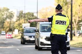 Bruno Retailleau During a Visit Focused on Municipal Police - Sartrouville