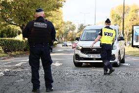 Bruno Retailleau During a Visit Focused on Municipal Police - Sartrouville