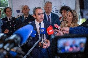 Bruno Retailleau Visit To Focused on Municipal Police - Sartrouville